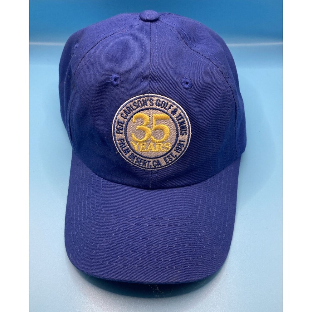 Golf Hat/Cap Palm Desert 35 Year Anniversary Carlson's Tennis Commemorative Cap